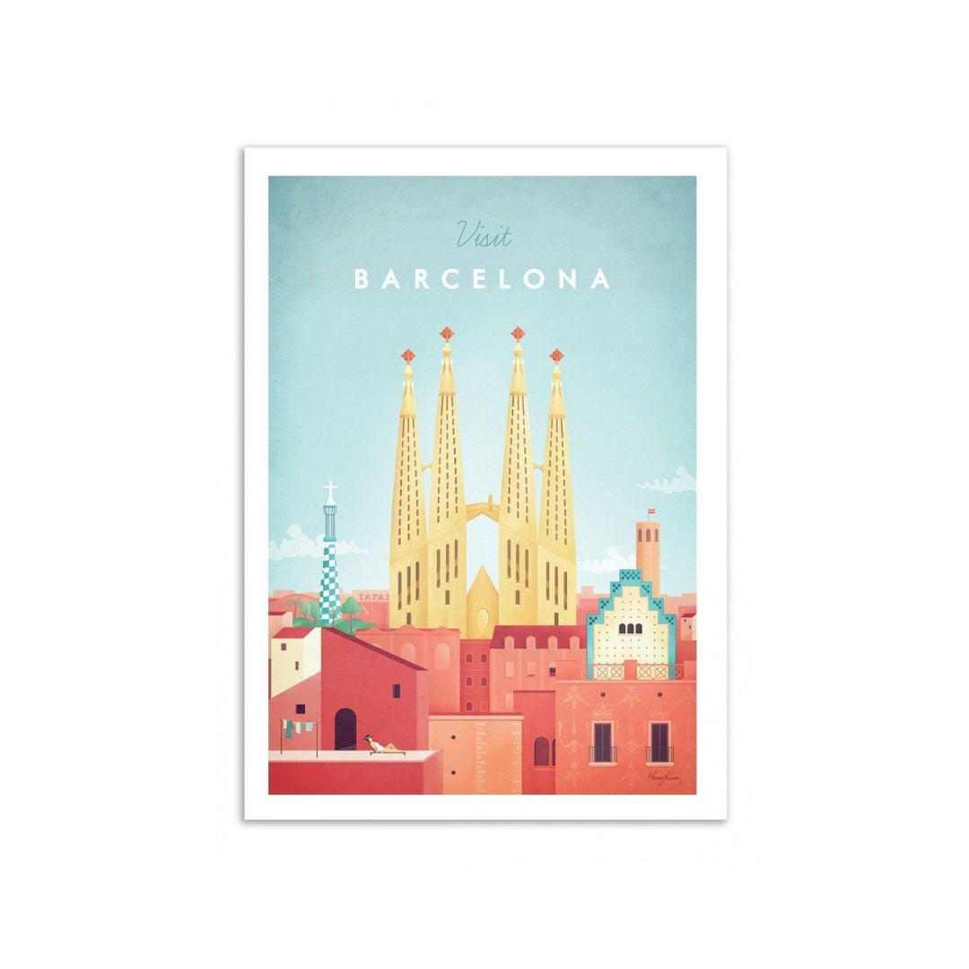 Visit Barcelona Poster