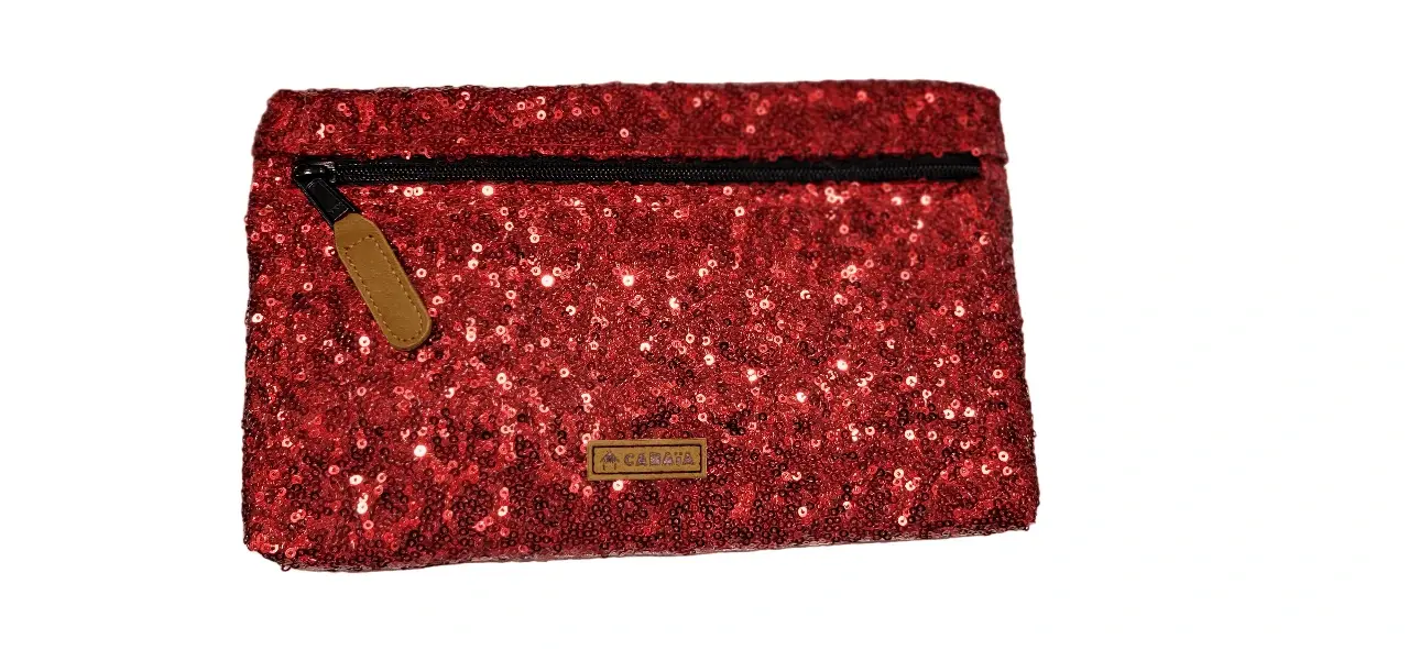 Pouch with sequin Rue de la Hotte