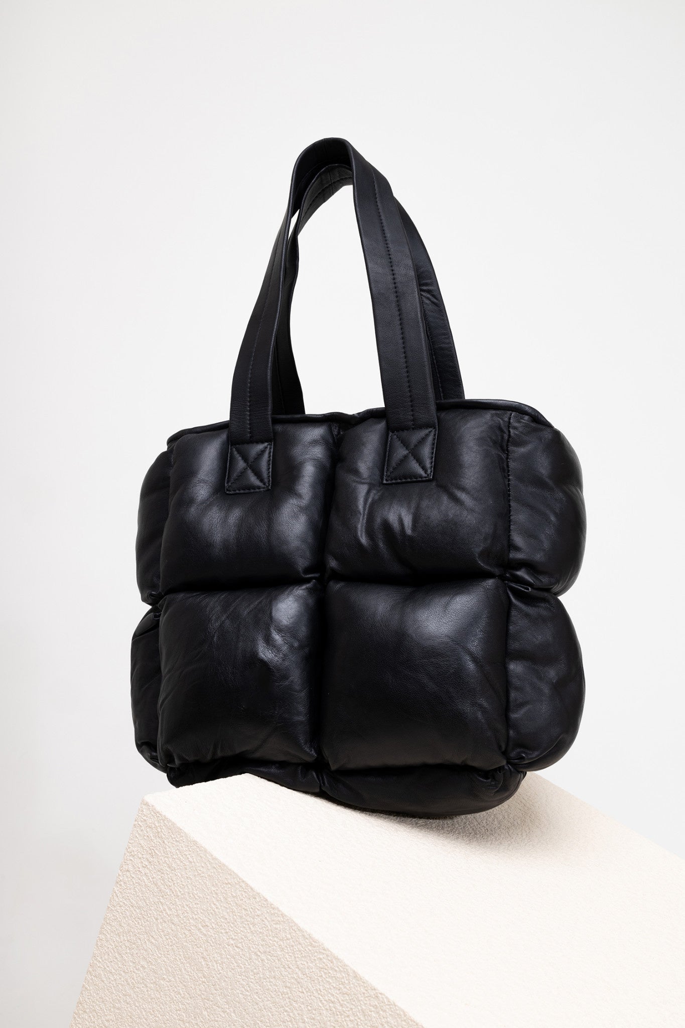 Number 15 quilted bag Black