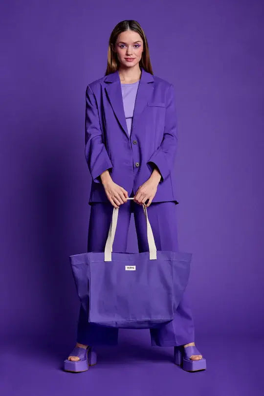 Claude Tote Bag - Organic Cotton Holi Purple 