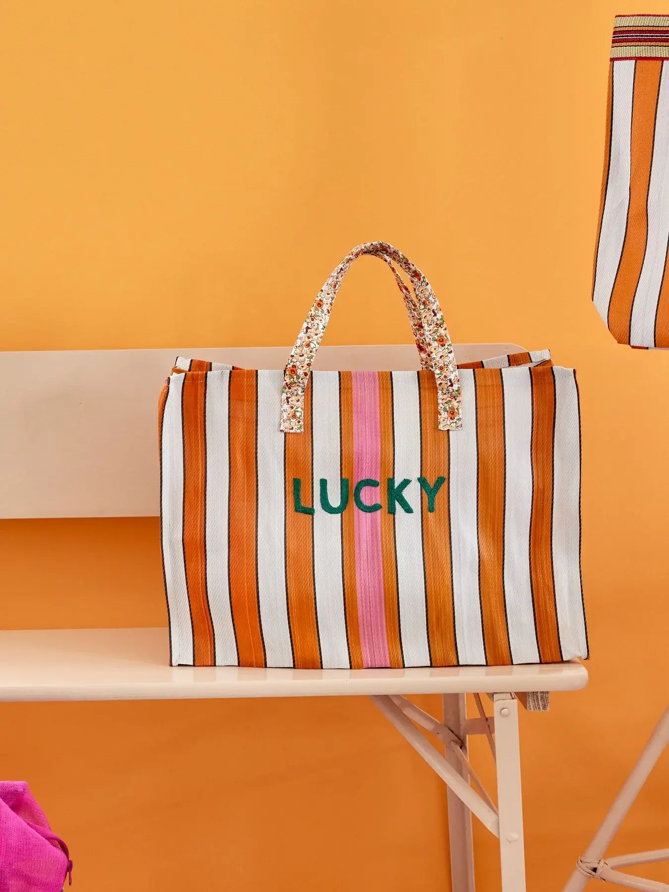 Recycled Weekend Bag with Lucky Print