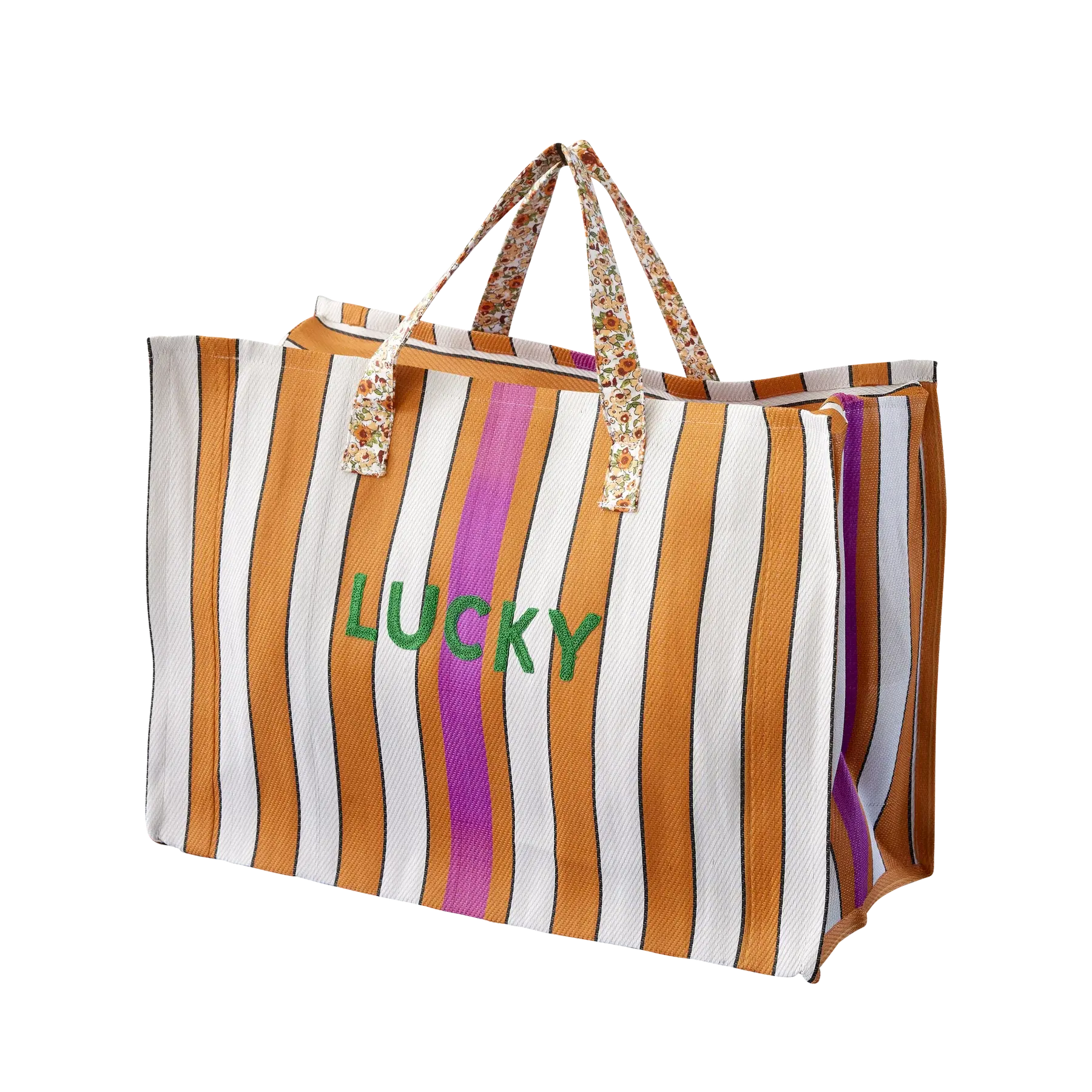 Recycled Weekend Bag with Lucky Print