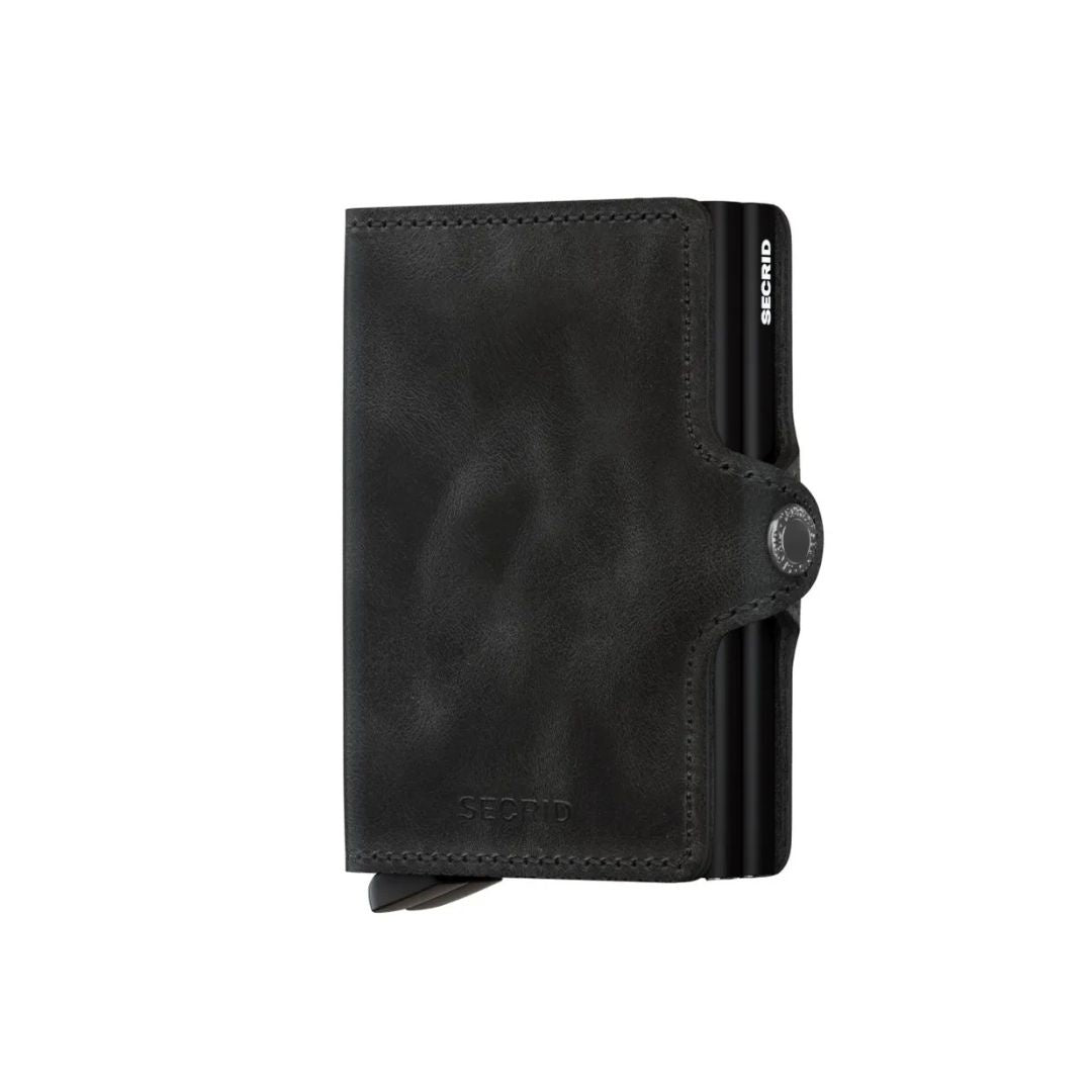 Portemonnee Twinwallet Vintage Black