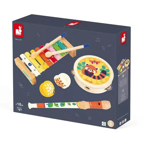 Set van 4 houten instrumenten - Gioia 