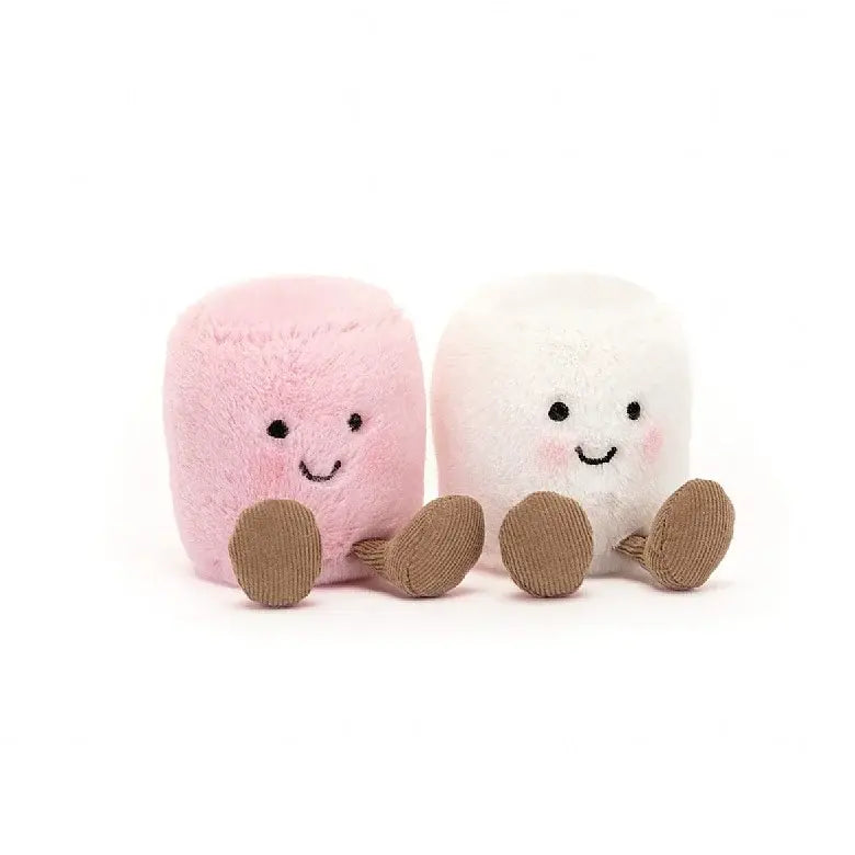 Pink and White Marshmallows soft toys