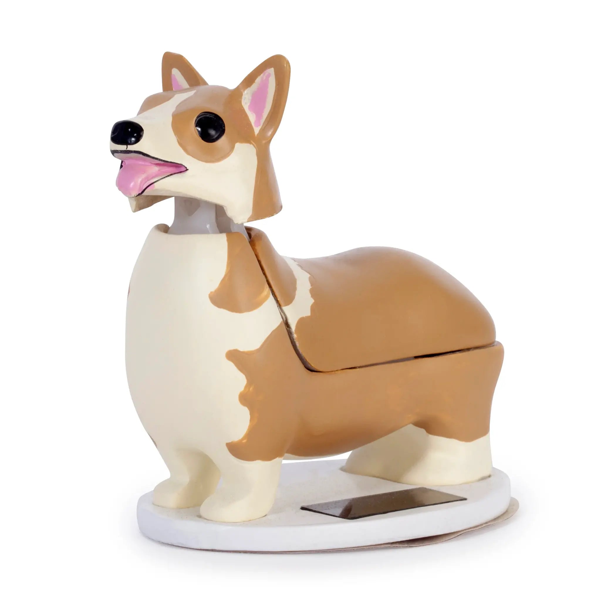 Solar statuette - Solar Corgi Elroy