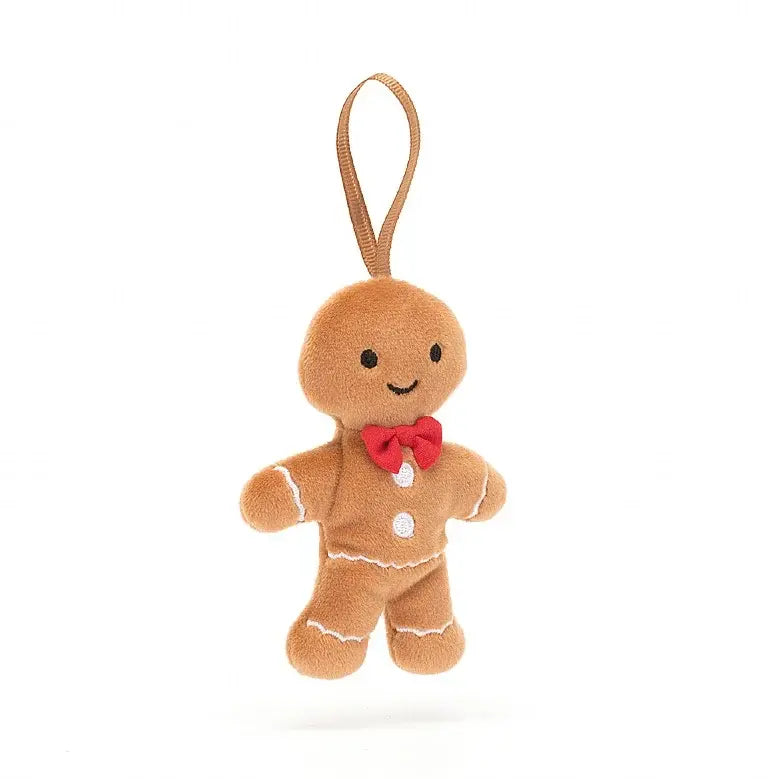 Peluche Jellycat Suspension en Peluche Pain d'Epices  Gingerbread Fred