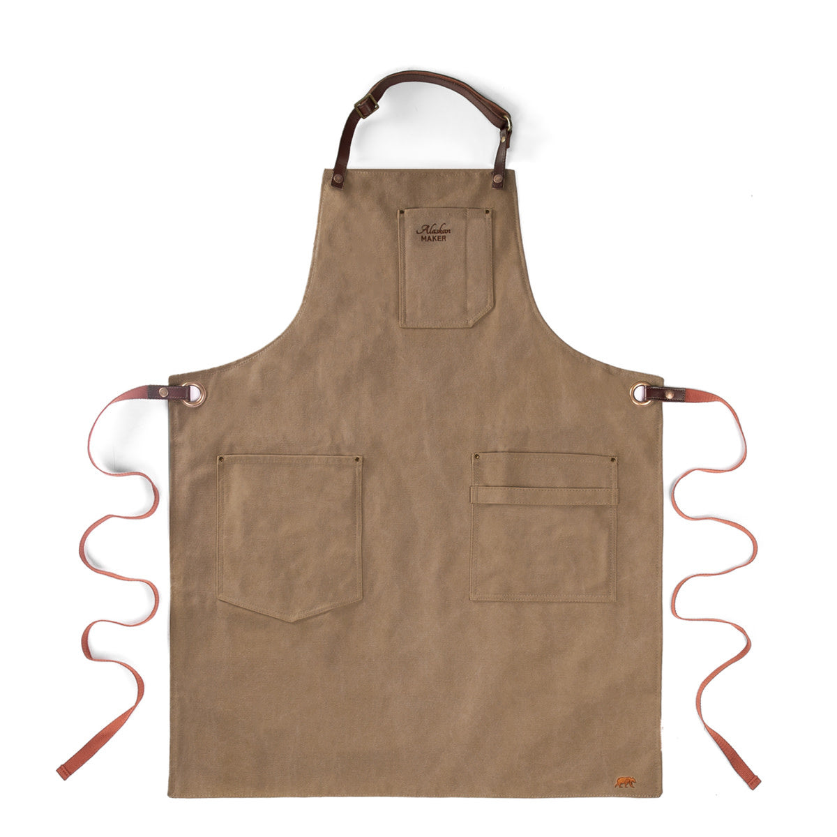 Linen apron N°325 - Havana