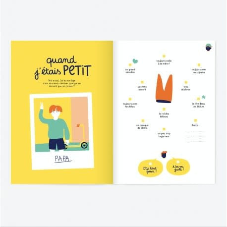 Livre à remplir : Tel père, tel fils? (Only in French)