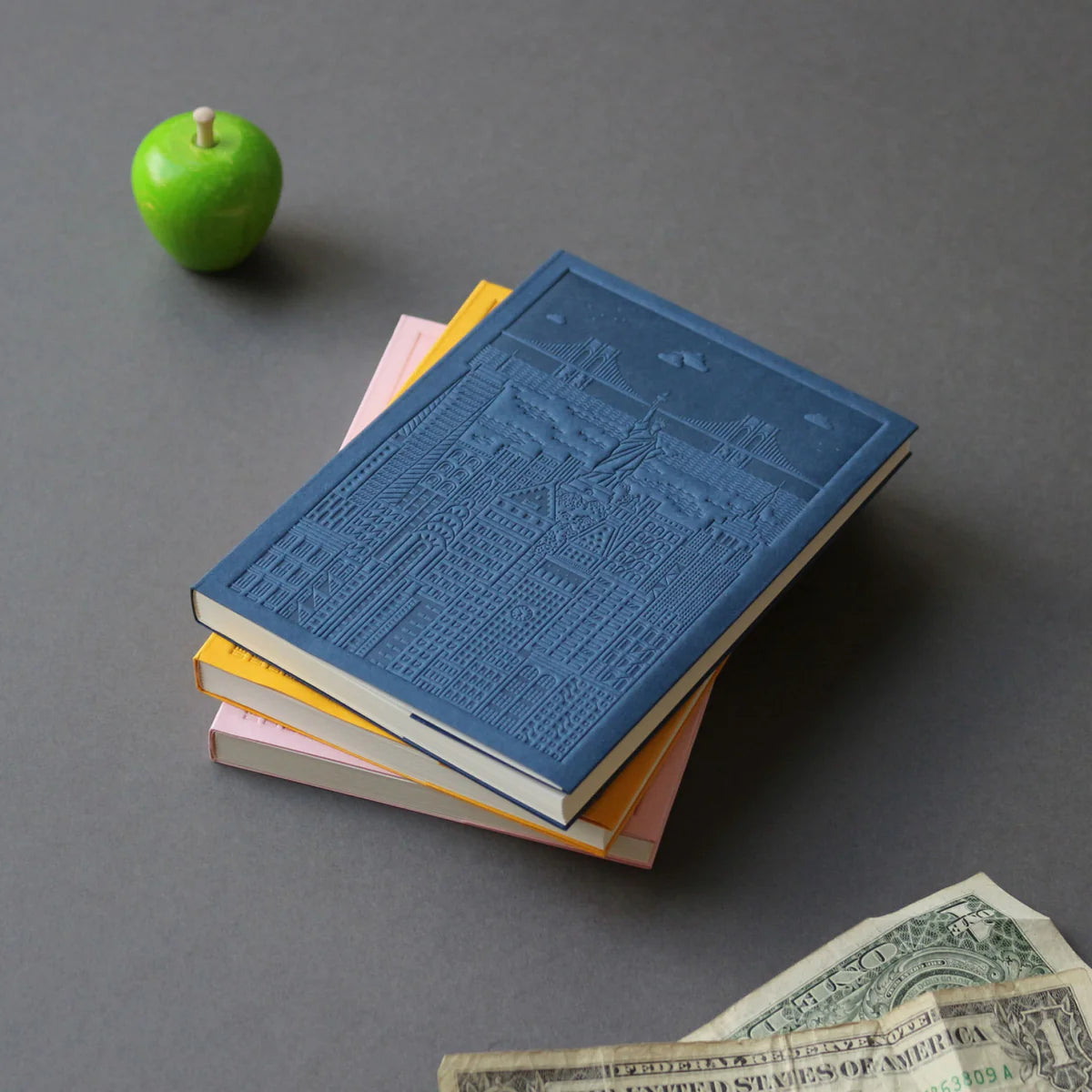 Debossed Notebook - New York - Blue