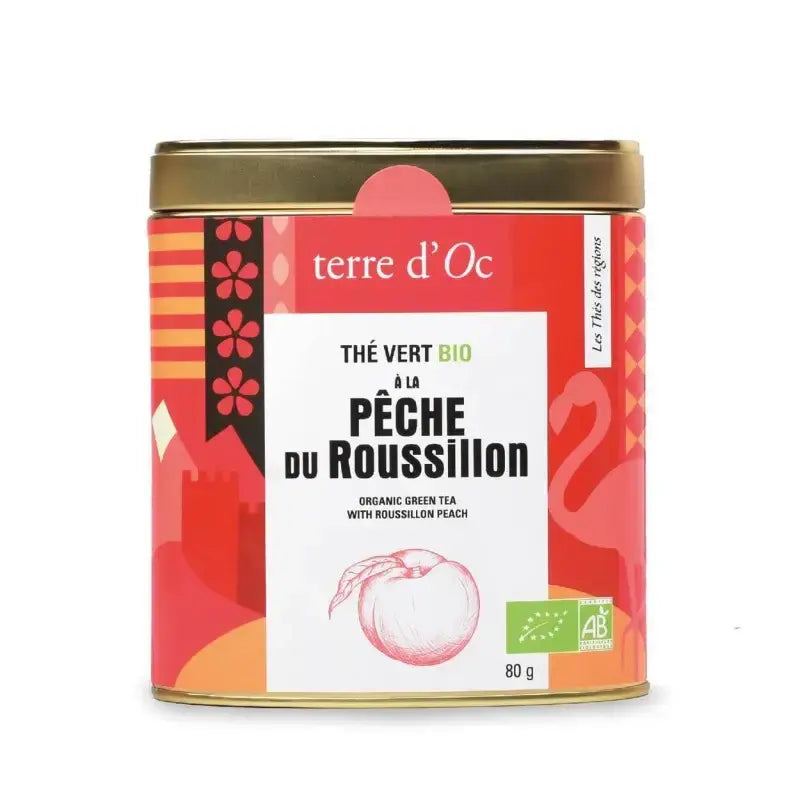 Organic Green Tea from the Regions - Peach from Roussillon