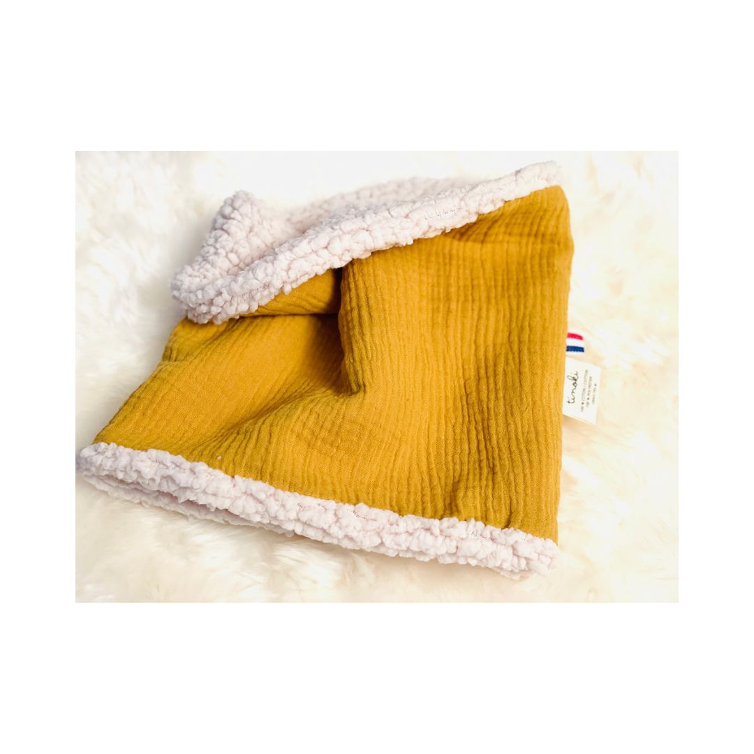 Children's snood - mustard