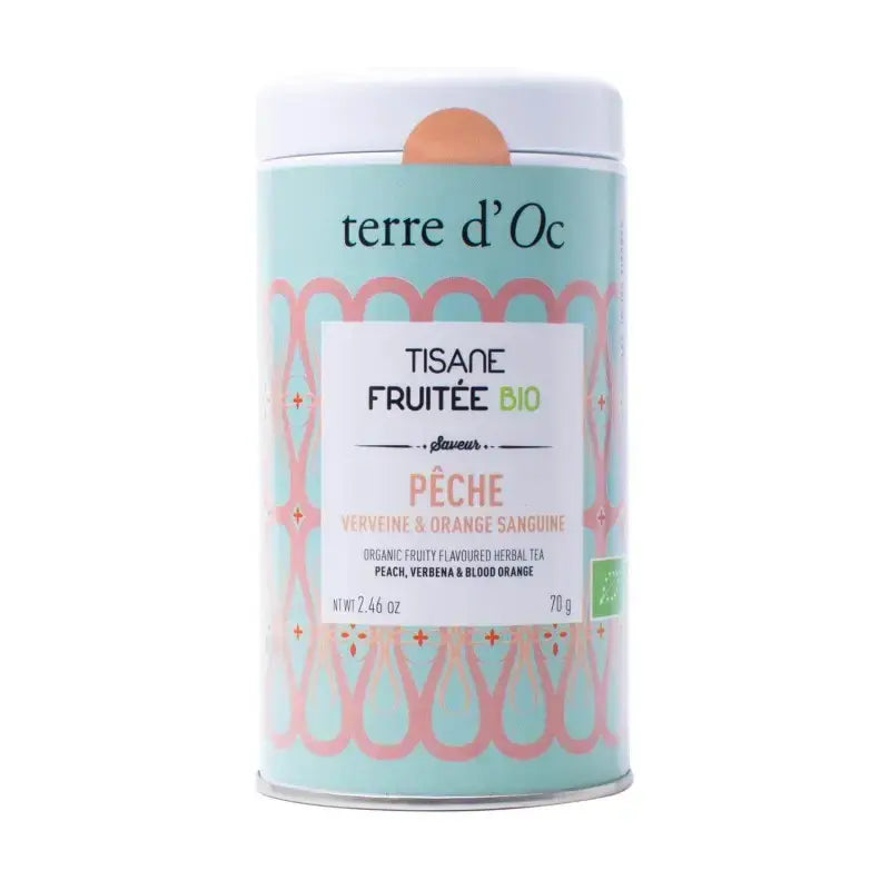 Tisane Fruitées Bio - Pêche, Verveine & Orange Sanguine