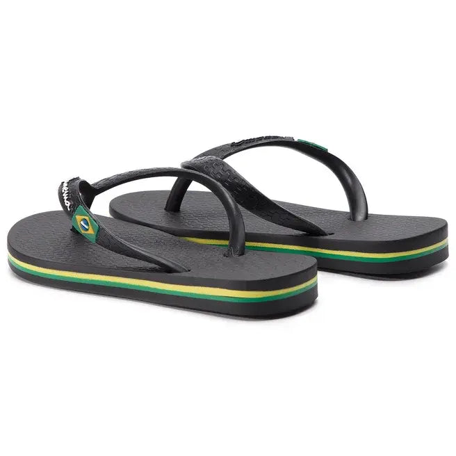 Classic Kids Flip Flops - Brasil Black 