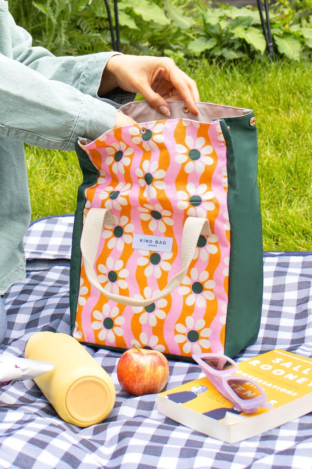 Lunch Bag - Wavy Daisy