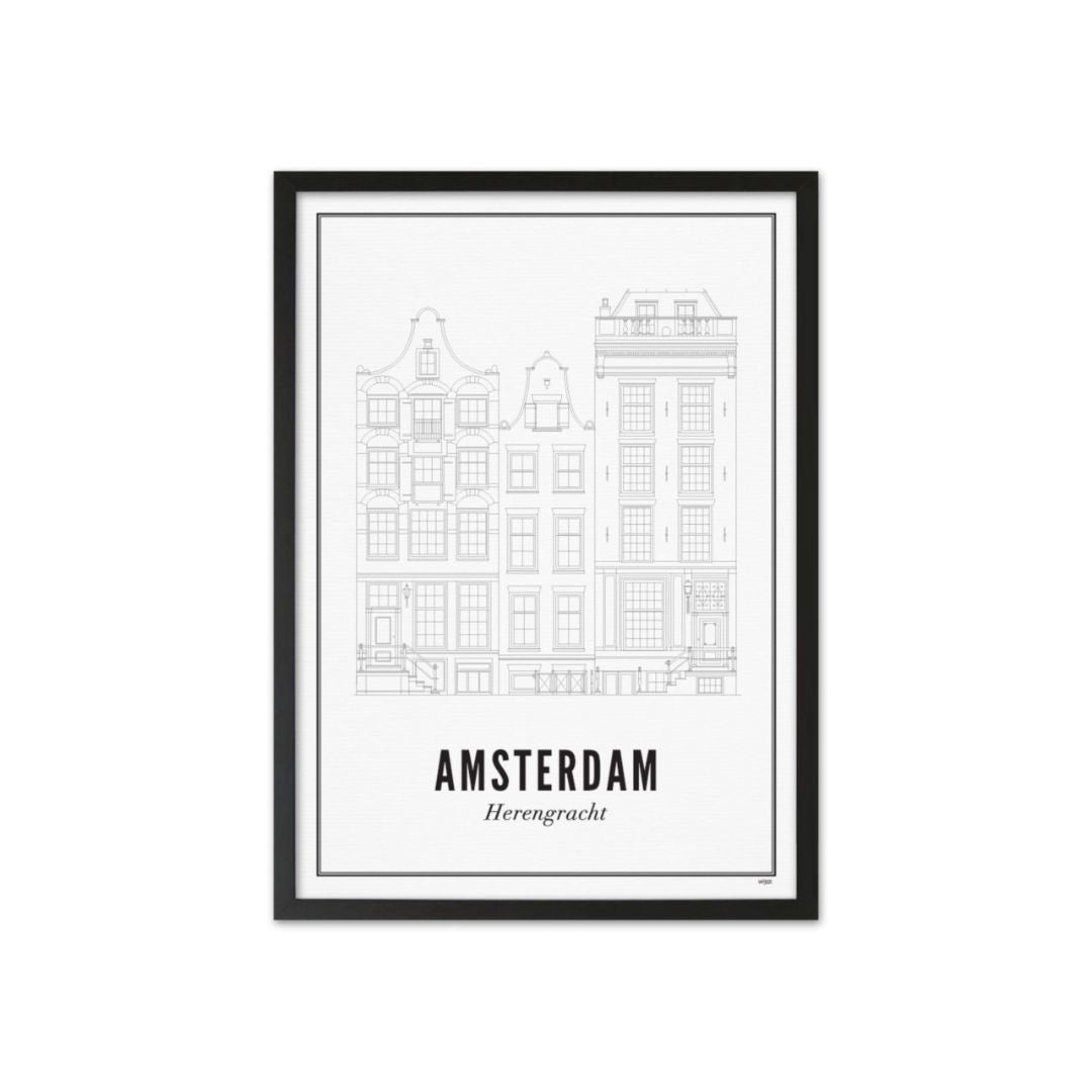 Affiche Amsterdam Herengracht