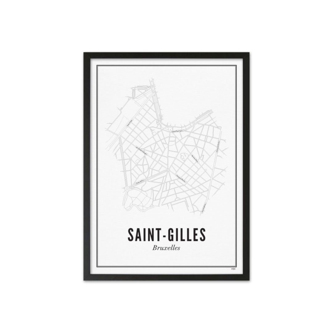 Affiche Bruxelles Saint-Gilles