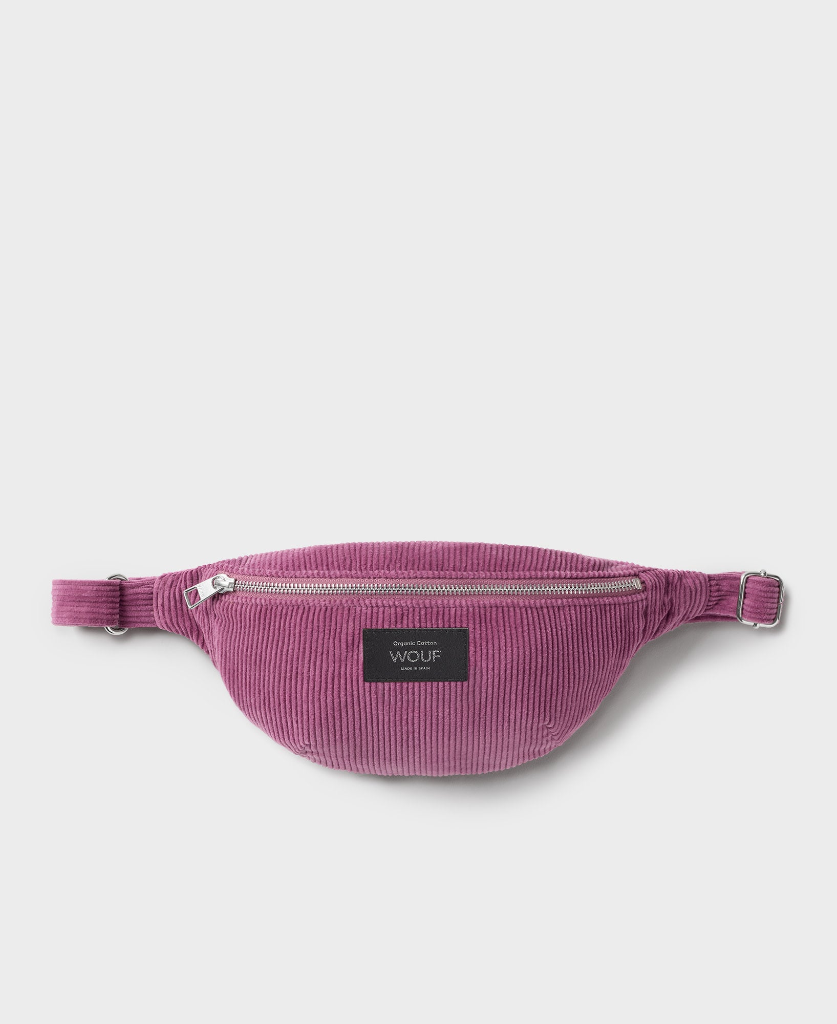 Sac Banane Velours Côtelé Mauve